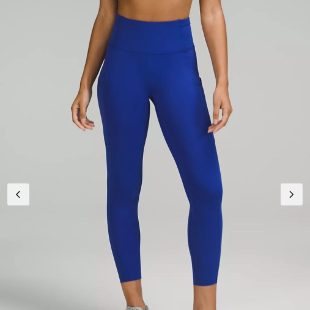 Lululemon NWT Fast and Free High-Rise Tight 25" Color - Psychic (Blue) Size 6